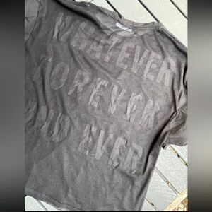 Women’s DIESEL black mesh t-shirt RARE